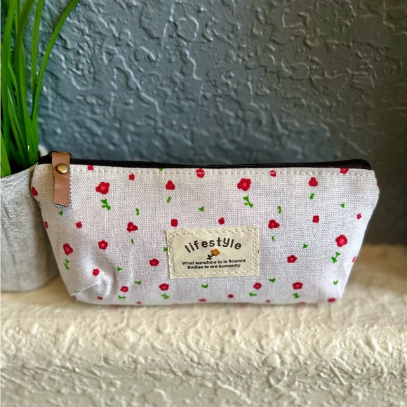 Travel Bag Set TecUnite Pen Case Pencil Bag Canvas Cosmetic Makeup Bag Lifestyle - Picture 13 of 15